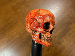 Skull Head Walking Stick – 42 inch ( can cut shorter) - the Dullahan Collection