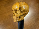 Skull Head Walking Stick – 42 inch ( can cut shorter) - the Dullahan Collection