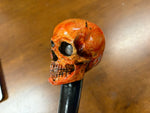 Skull Head Walking Stick – 42 inch ( can cut shorter) - the Dullahan Collection
