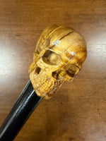 Skull Head Walking Stick – 42 inch ( can cut shorter) - the Dullahan Collection