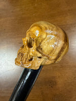 Skull Head Walking Stick – 42 inch ( can cut shorter) - the Dullahan Collection