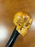 Skull Head Walking Stick – 42 inch ( can cut shorter) - the Dullahan Collection