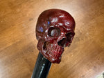 Skull Head Walking Stick – 42 inch ( can cut shorter) - the Dullahan Collection