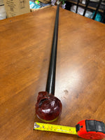 Skull Head Walking Stick – 42 inch ( can cut shorter) - the Dullahan Collection