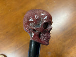 Skull Head Walking Stick – 42 inch ( can cut shorter) - the Dullahan Collection
