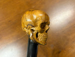 Skull Head Walking Stick – 42 inch ( can cut shorter) - the Dullahan Collection