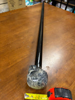 Skull Head Walking Stick – 42 inch ( can cut shorter) - the Dullahan Collection