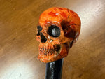 Skull Head Walking Stick – 42 inch ( can cut shorter) - the Dullahan Collection