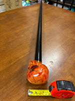 Skull Head Walking Stick – 42 inch ( can cut shorter) - the Dullahan Collection