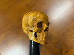 Skull Head Walking Stick – 42 inch ( can cut shorter) - the Dullahan Collection