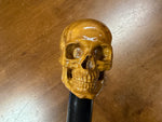 Skull Head Walking Stick – 42 inch ( can cut shorter) - the Dullahan Collection