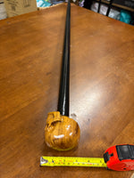 Skull Head Walking Stick – 42 inch ( can cut shorter) - the Dullahan Collection