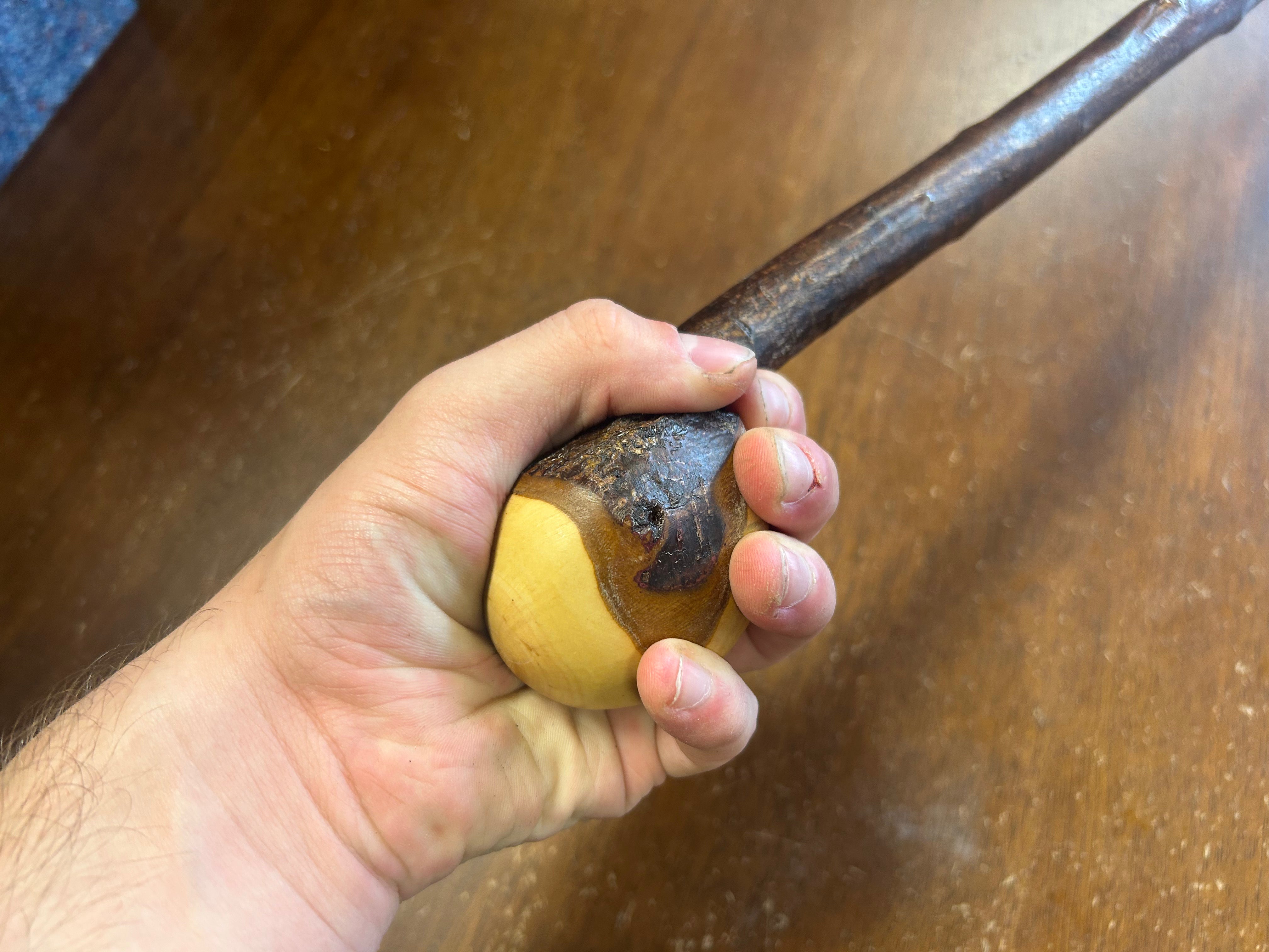 Blackthorn Walking Stick 37 1/2 inch - Handmade in Ireland