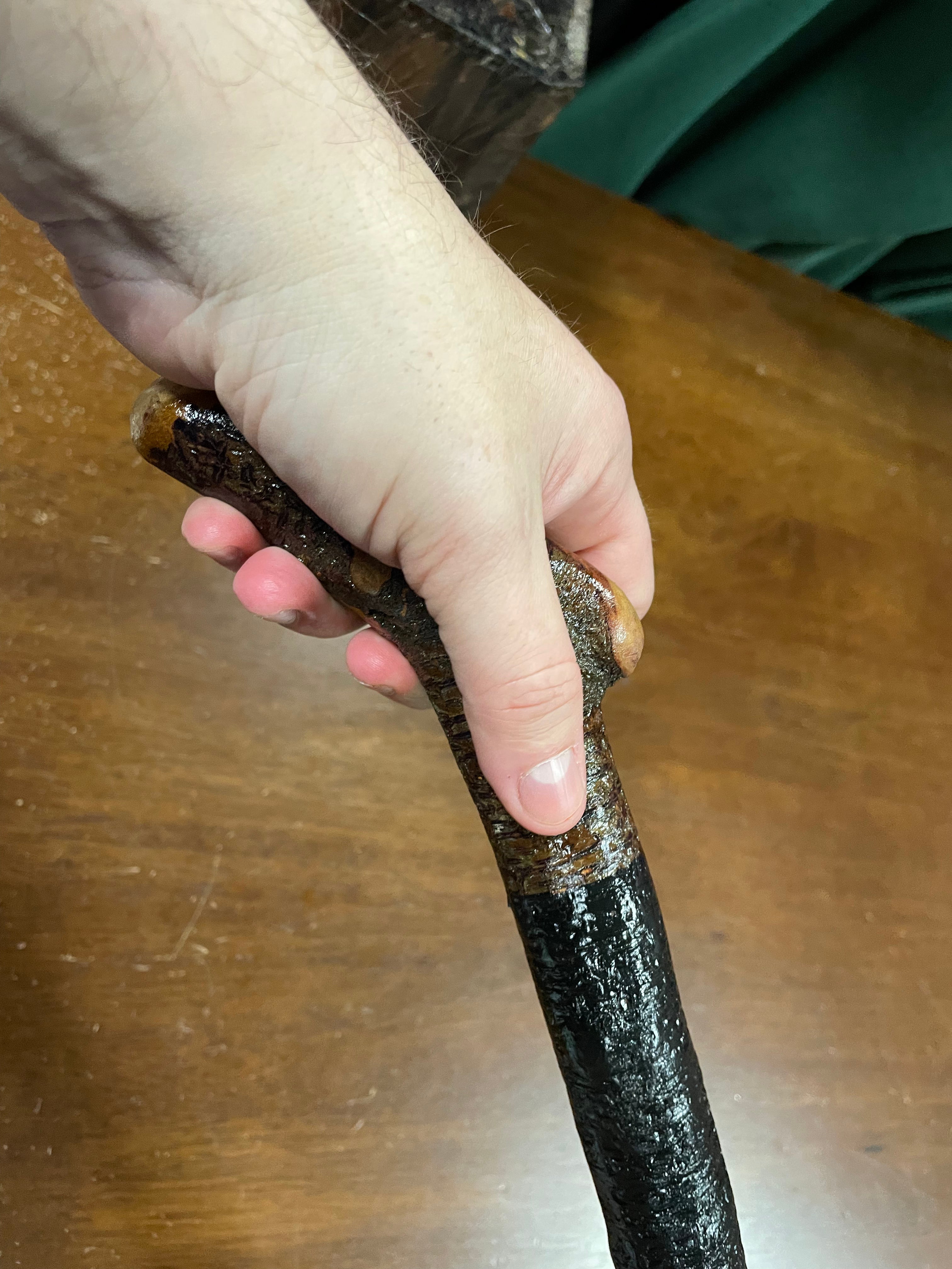 Blackthorn Walking Stick 34 1/2 inch  - Handmade in Ireland