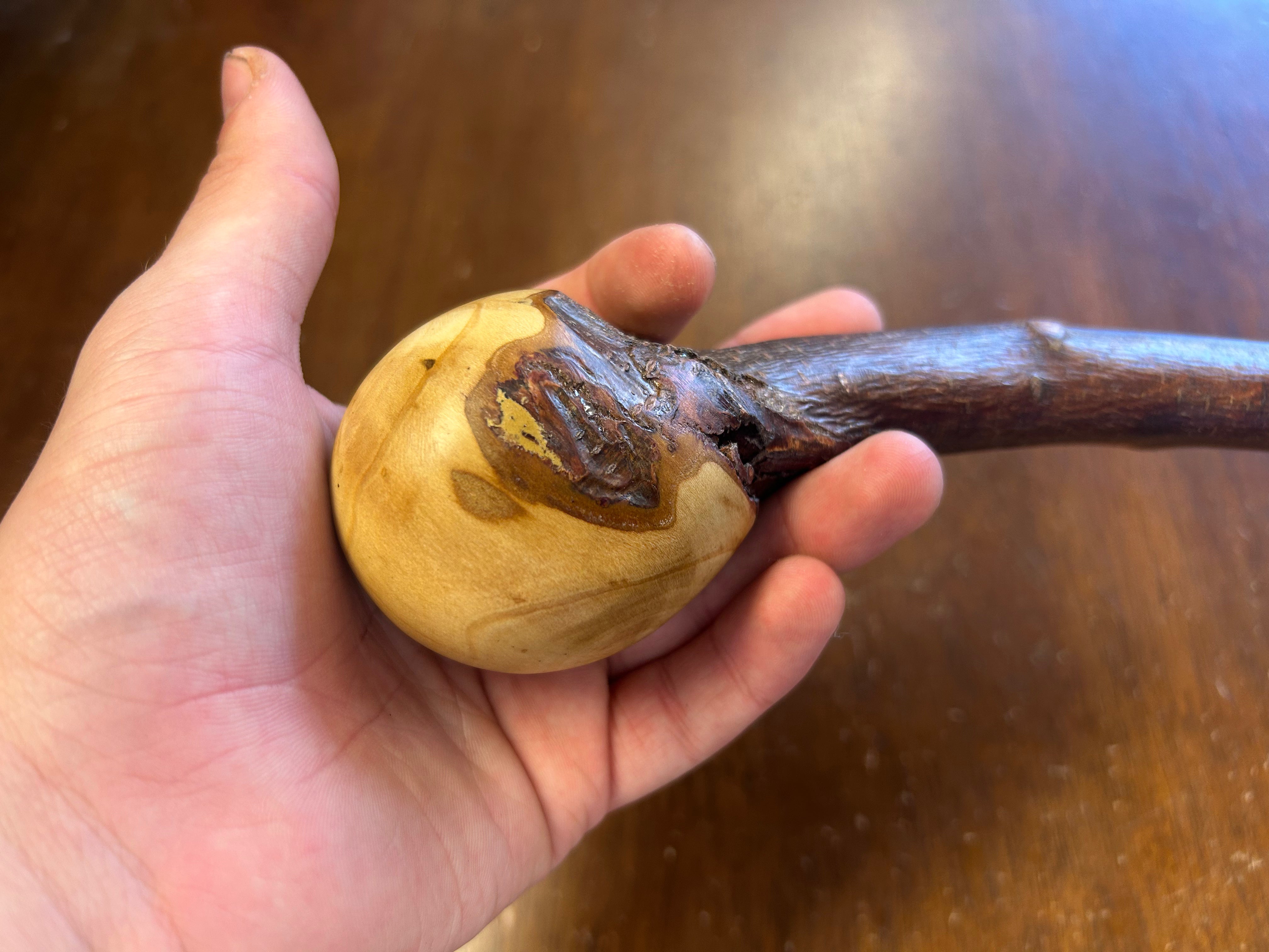 Blackthorn Walking Stick 38 3/4 inch - Handmade in Ireland