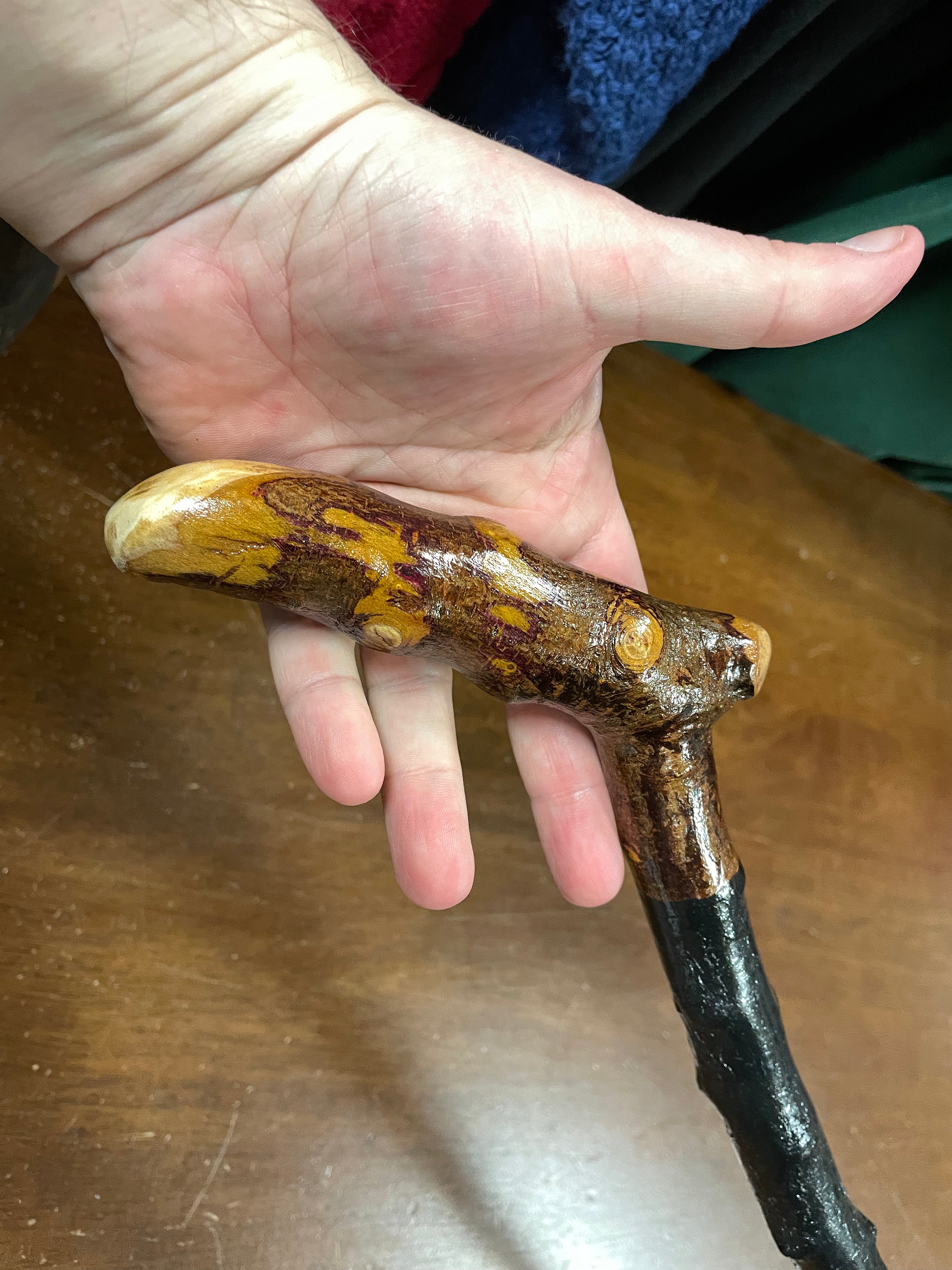 Blackthorn Walking Stick 36 1/2 inch  - Handmade in Ireland