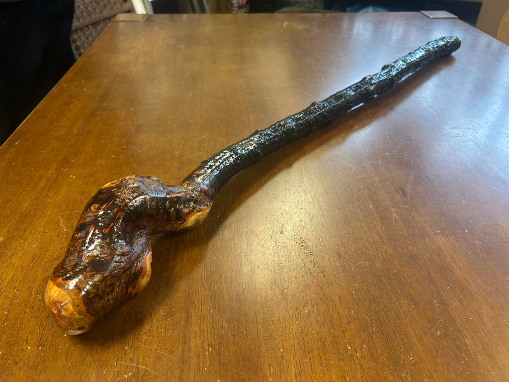 Blackthorn Walking Stick 33 3/4 inch - Handmade in Ireland