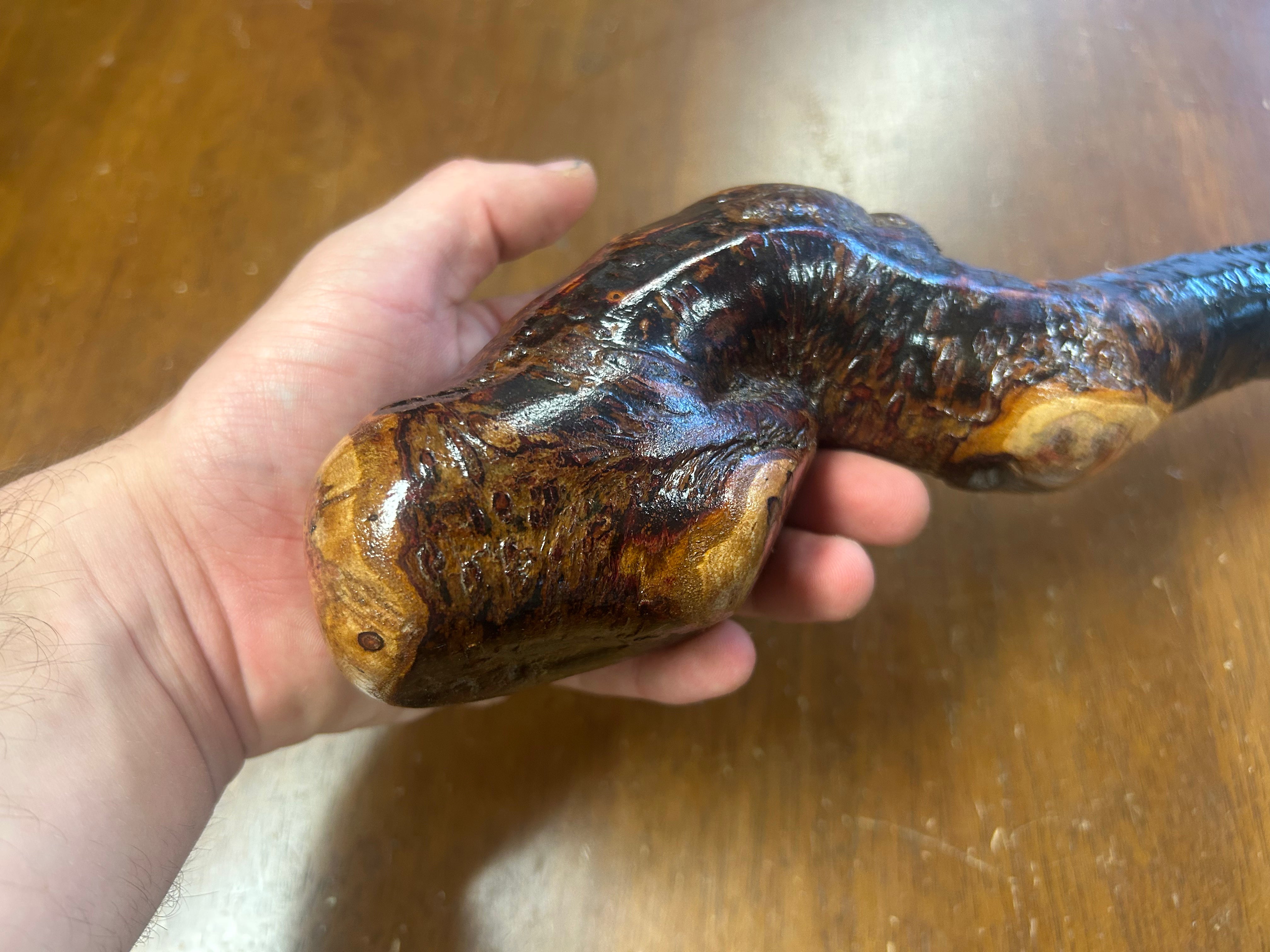 Blackthorn Walking Stick 33 3/4 inch - Handmade in Ireland