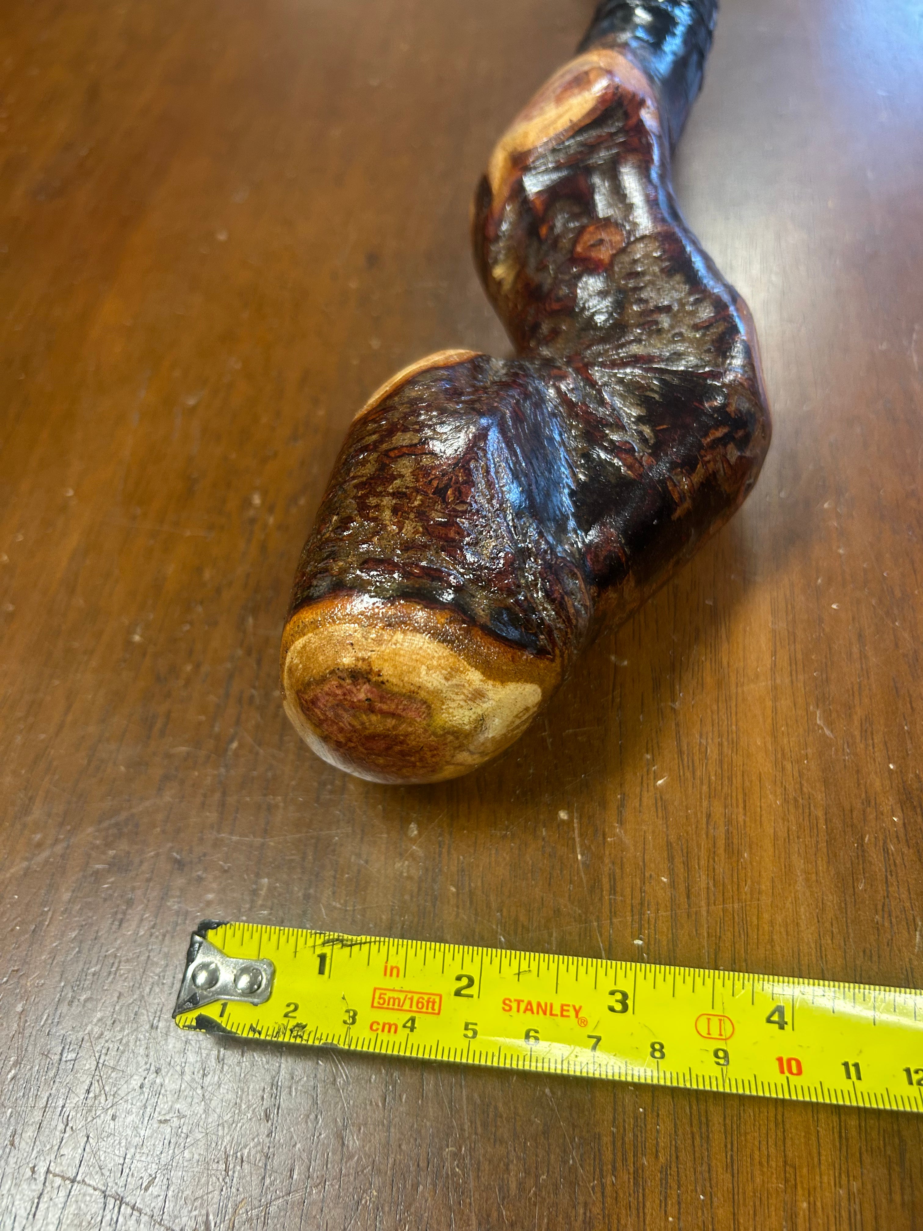 Blackthorn Walking Stick 33 3/4 inch - Handmade in Ireland