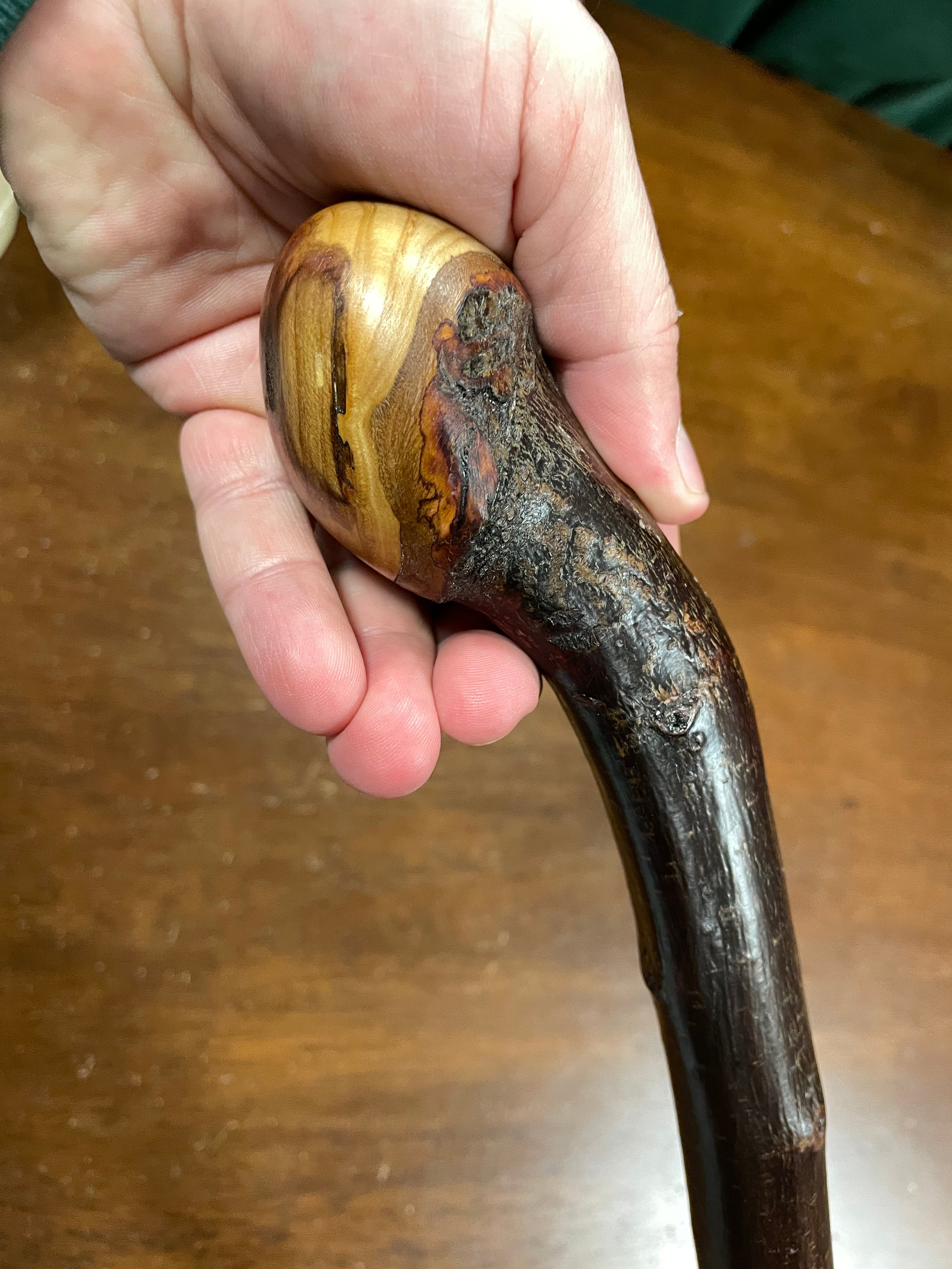 Blackthorn Walking Stick 37 3/4 inch  - Handmade in Ireland