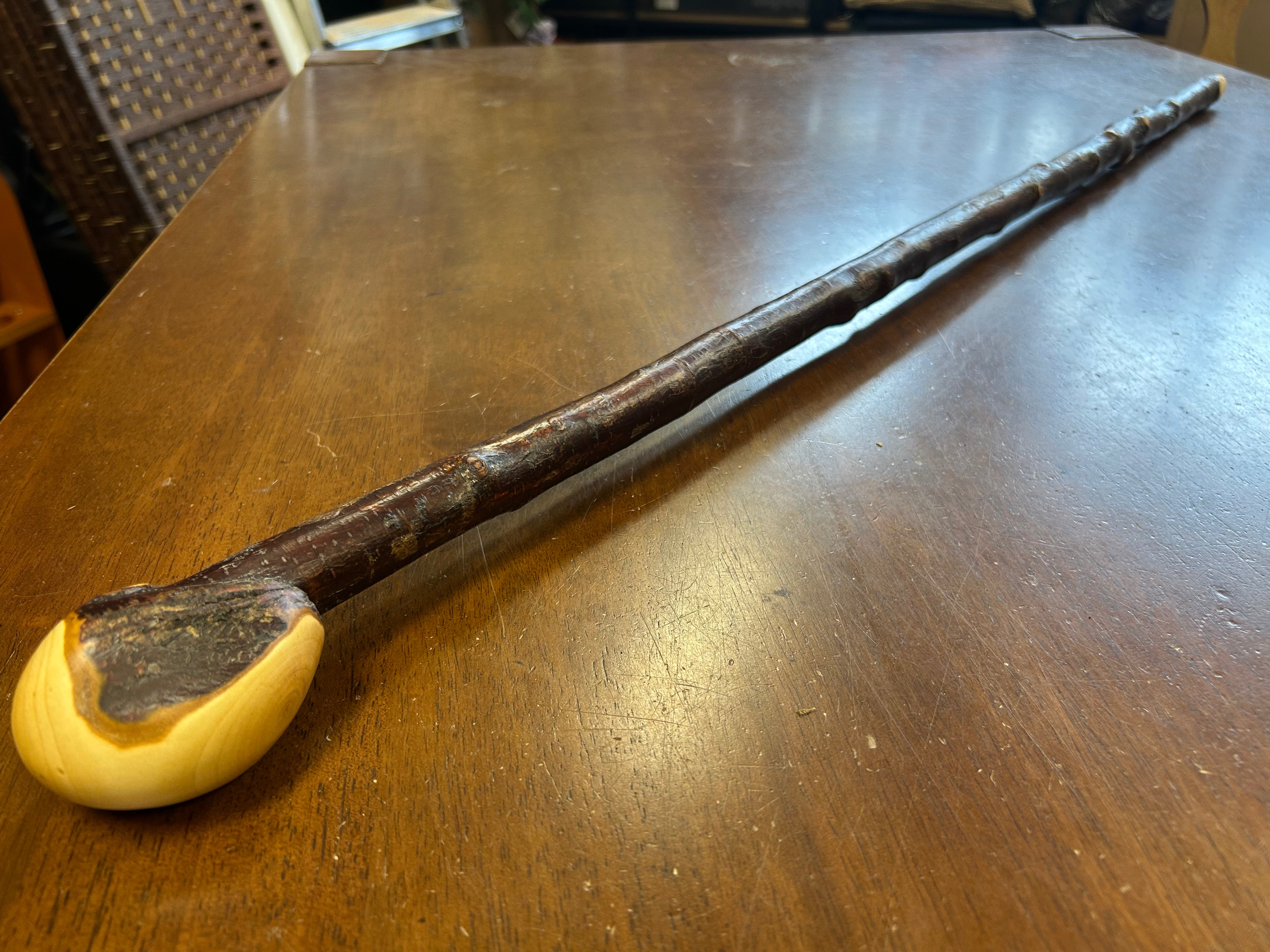 Blackthorn Walking Stick 36 3/4 inch - Handmade in Ireland