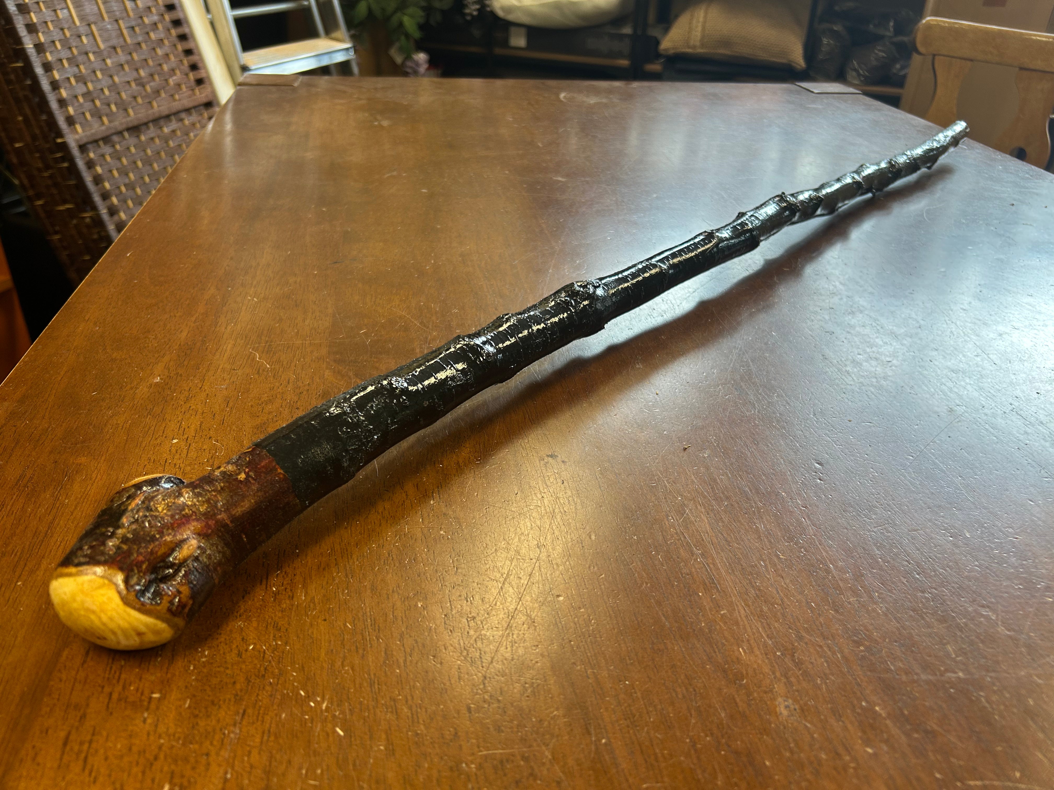 Blackthorn Walking Stick 38 1/4 inch - Handmade in Ireland