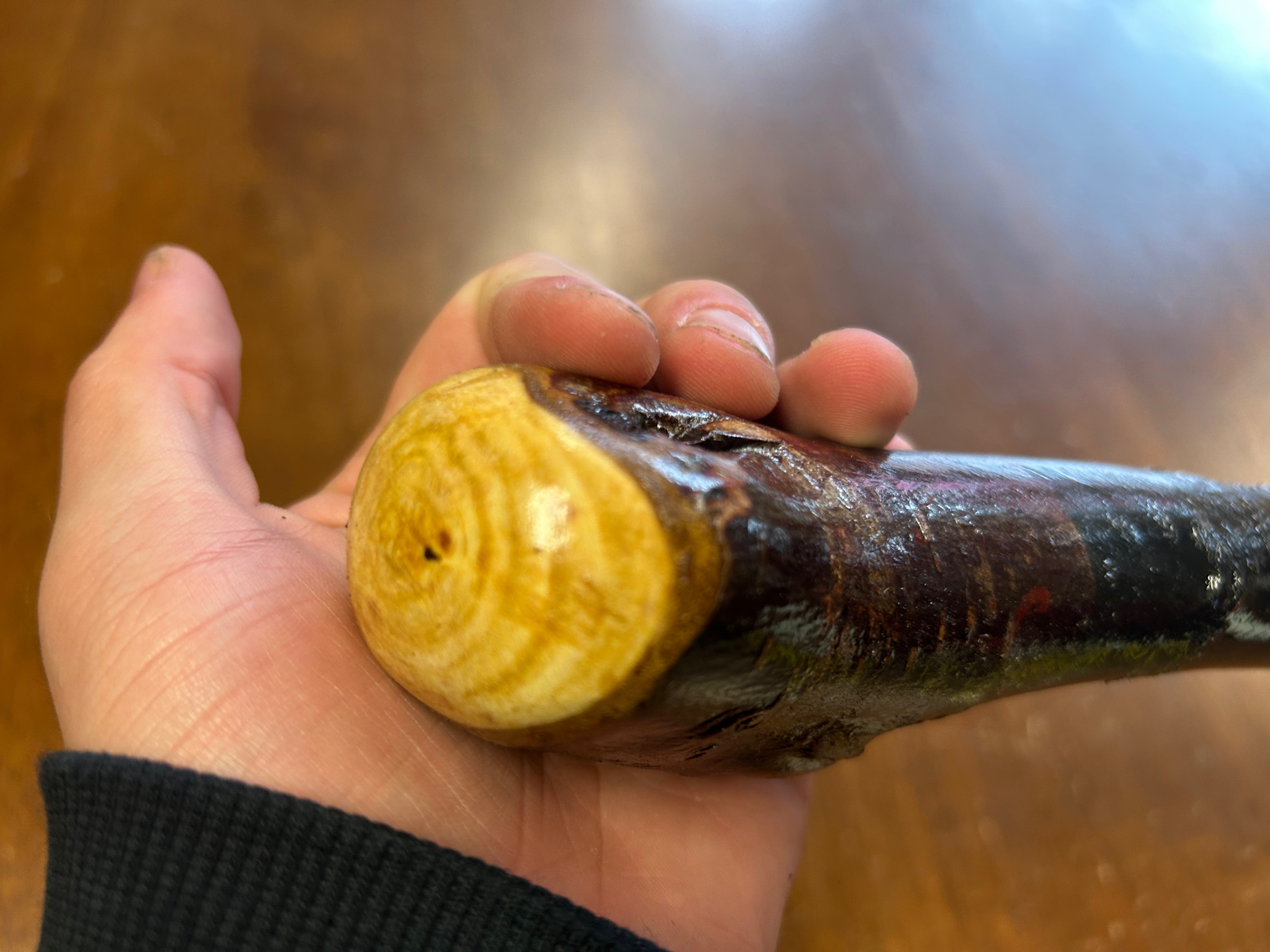 Blackthorn Walking Stick 38 1/4 inch - Handmade in Ireland