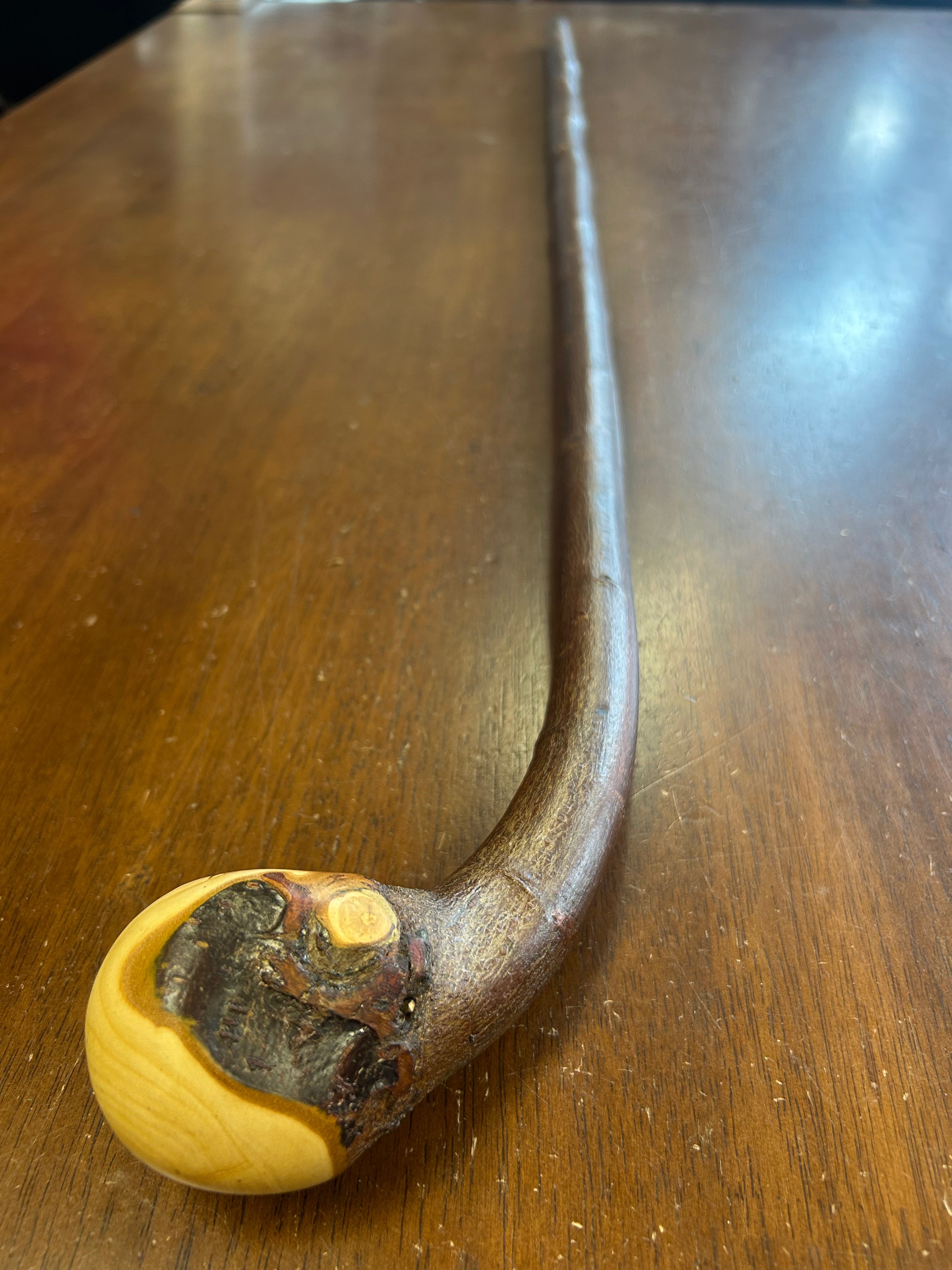 Blackthorn Walking Stick 38 1/2 inch - Handmade in Ireland