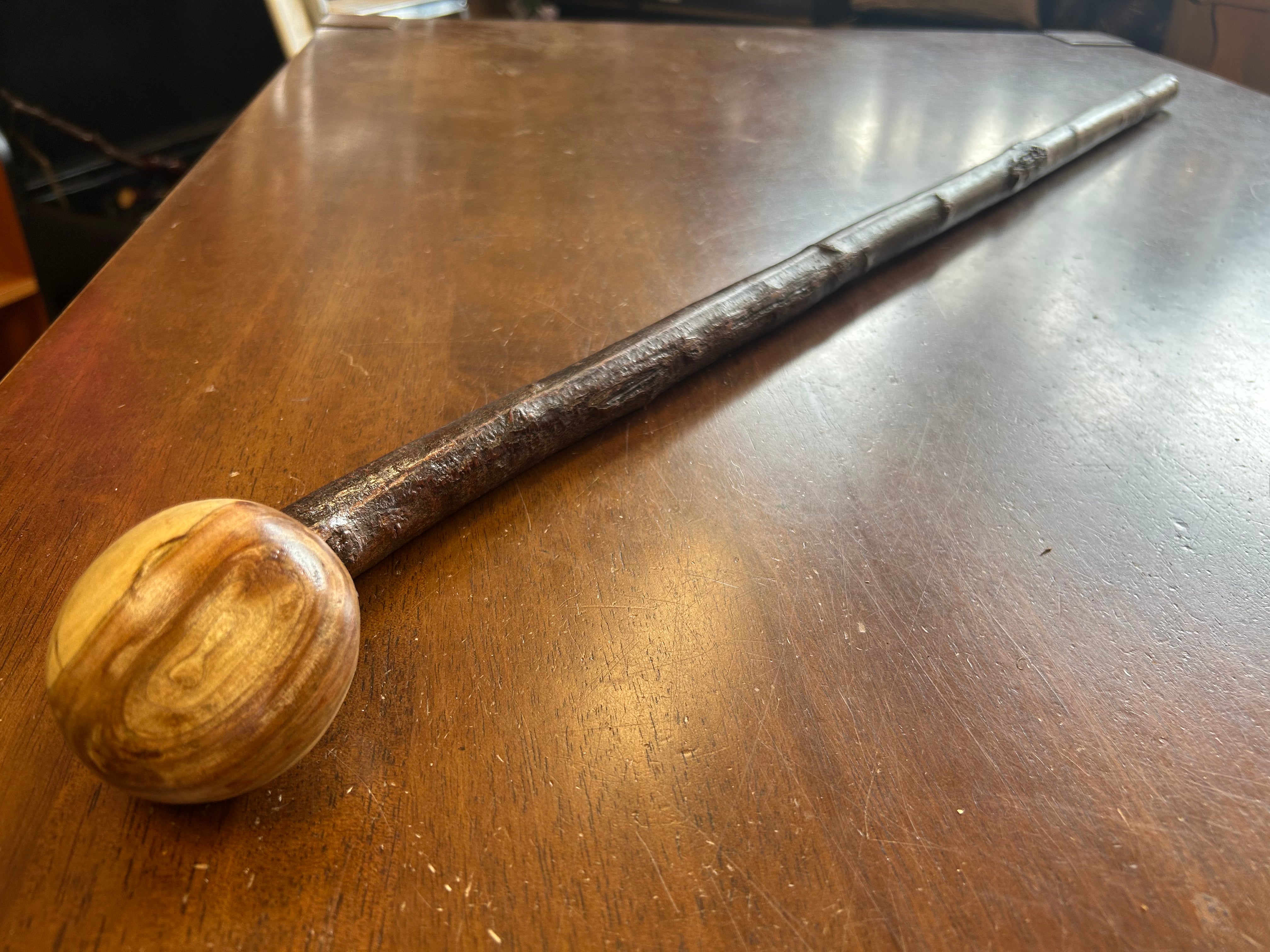 Blackthorn Walking Stick 37 1/2 inch - Handmade in Ireland