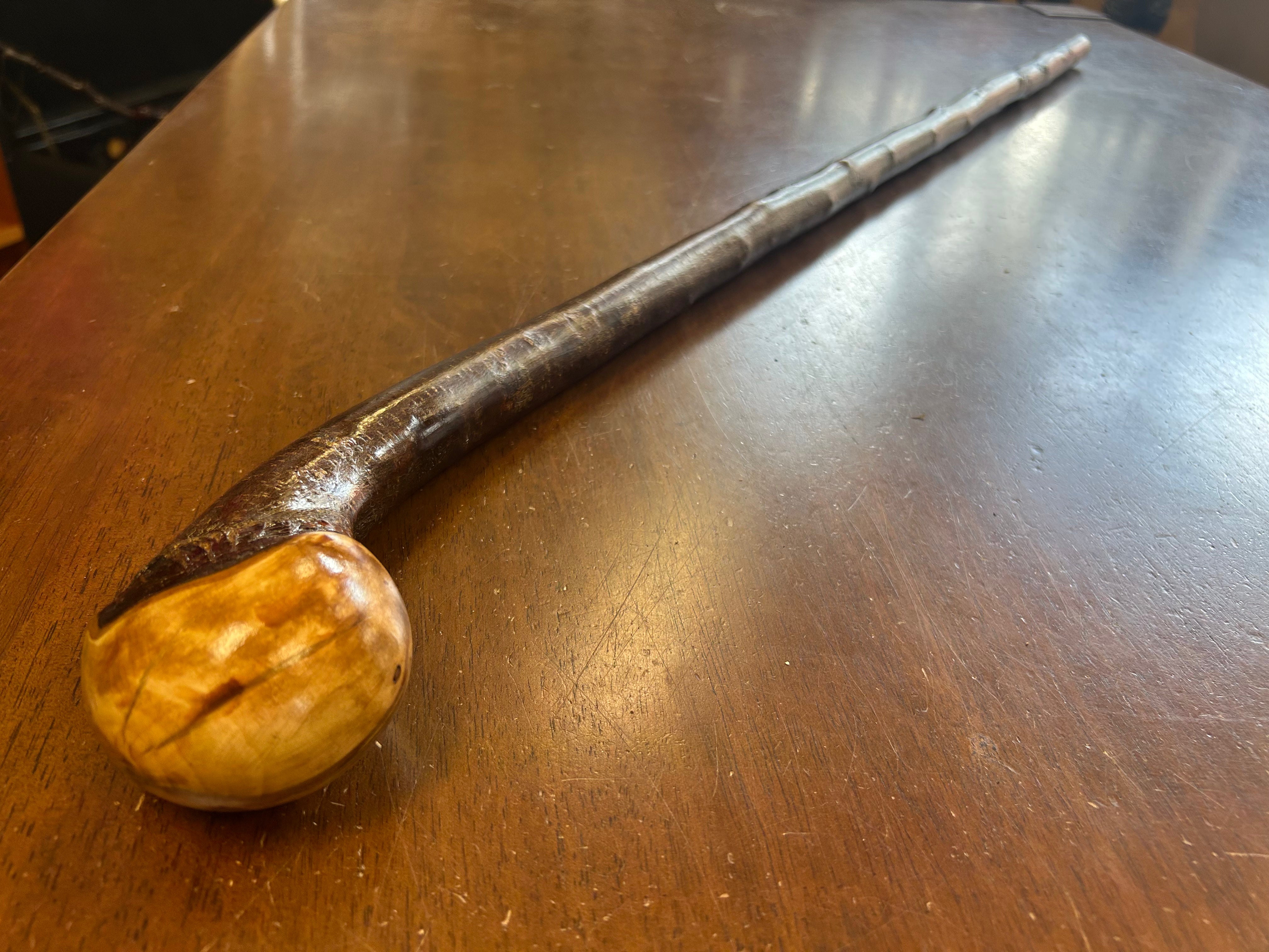 Blackthorn Walking Stick 39 1/4 inch - Handmade in Ireland