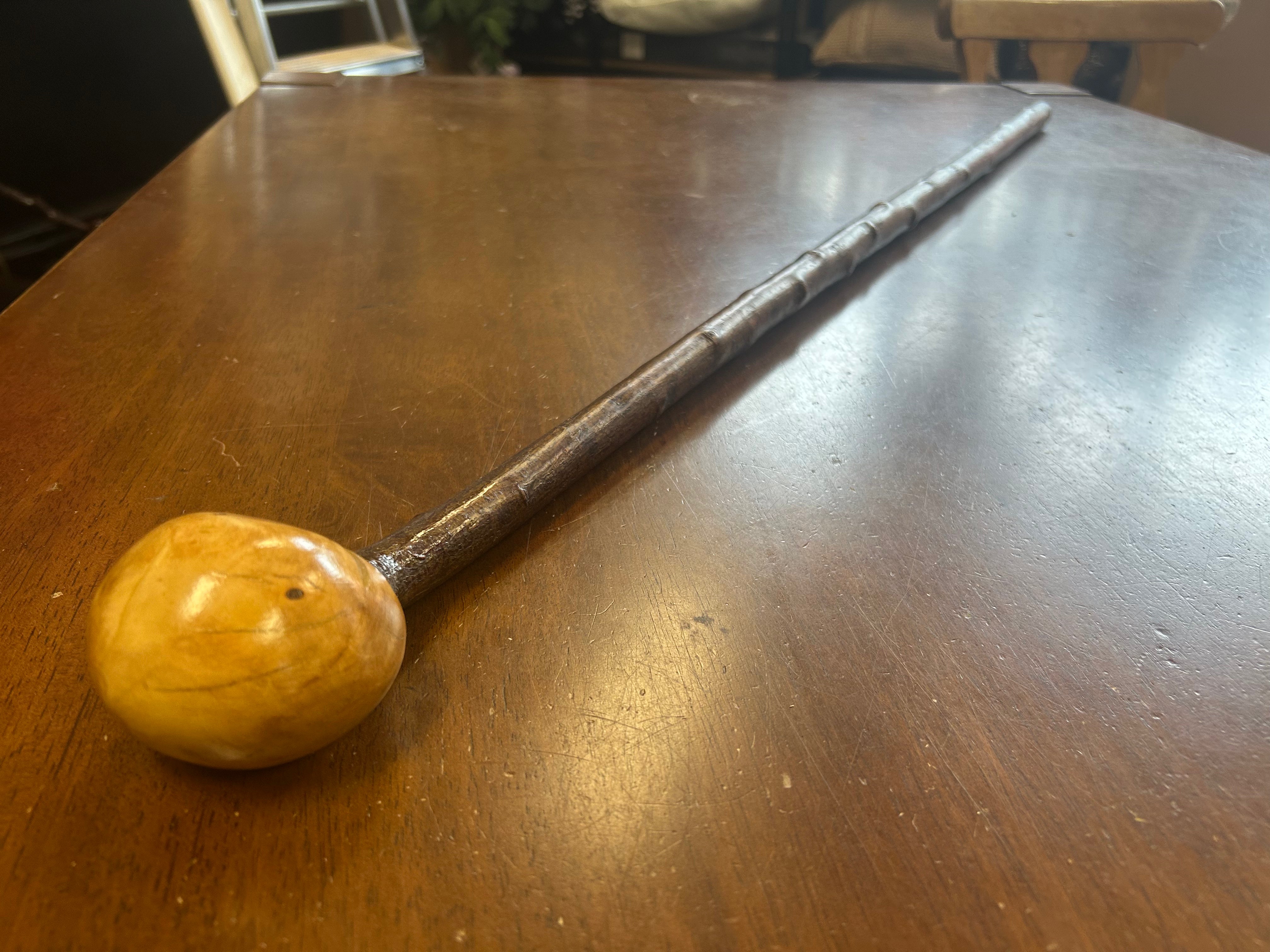 Blackthorn Walking Stick 37 3/4 inch - Handmade in Ireland