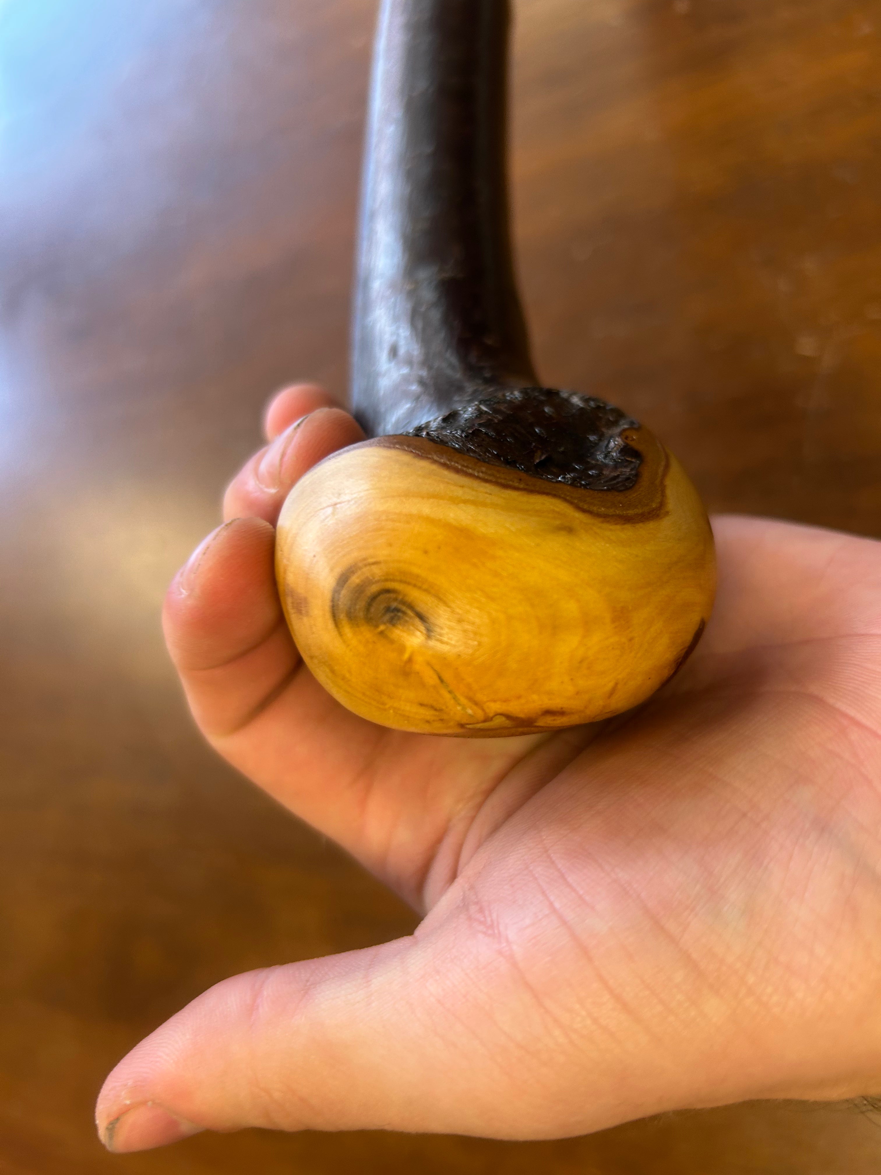 Blackthorn Walking Stick 38 1/4 inch - Handmade in Ireland