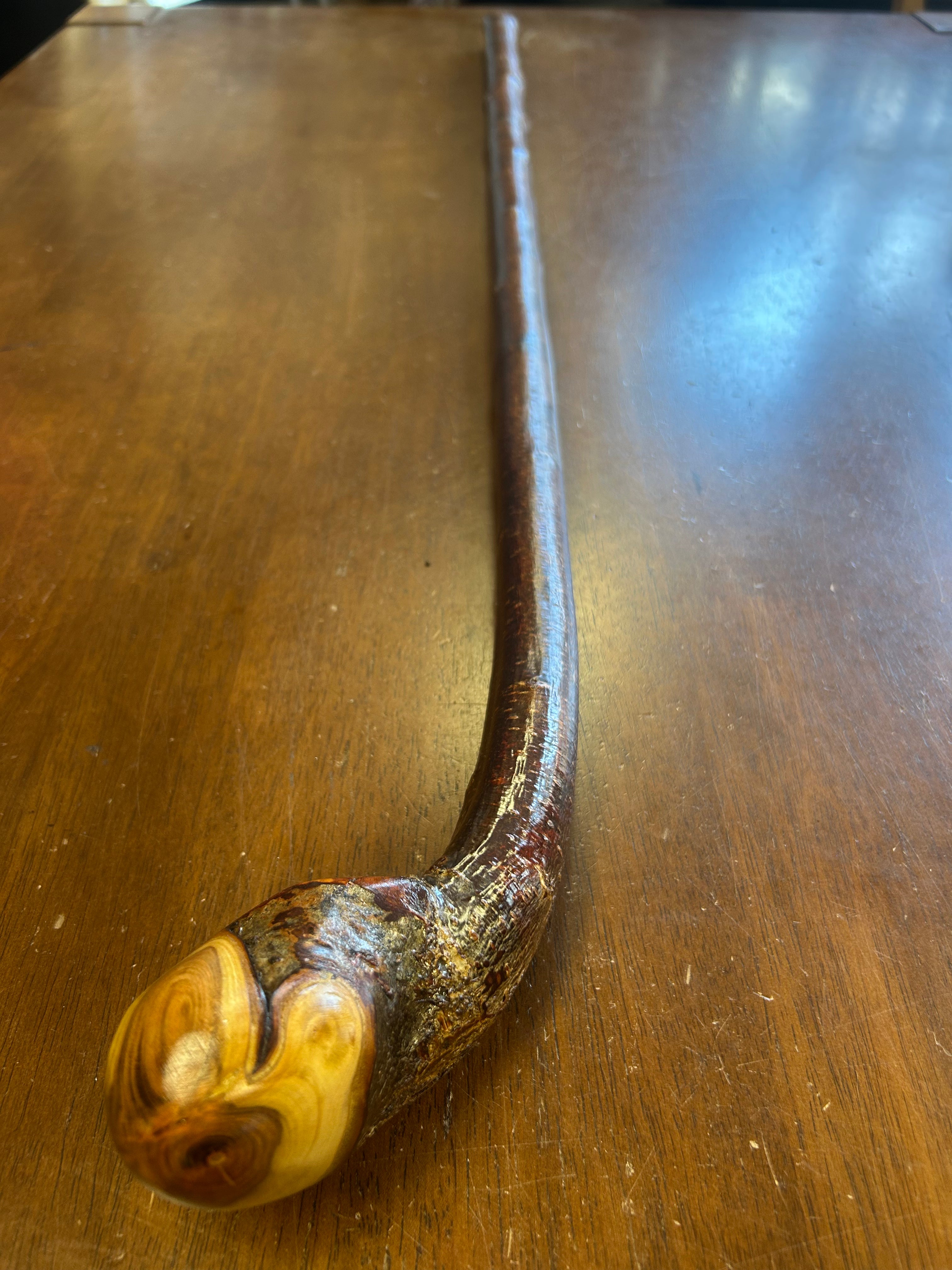 Blackthorn Walking Stick 37 1/4 inch - Handmade in Ireland