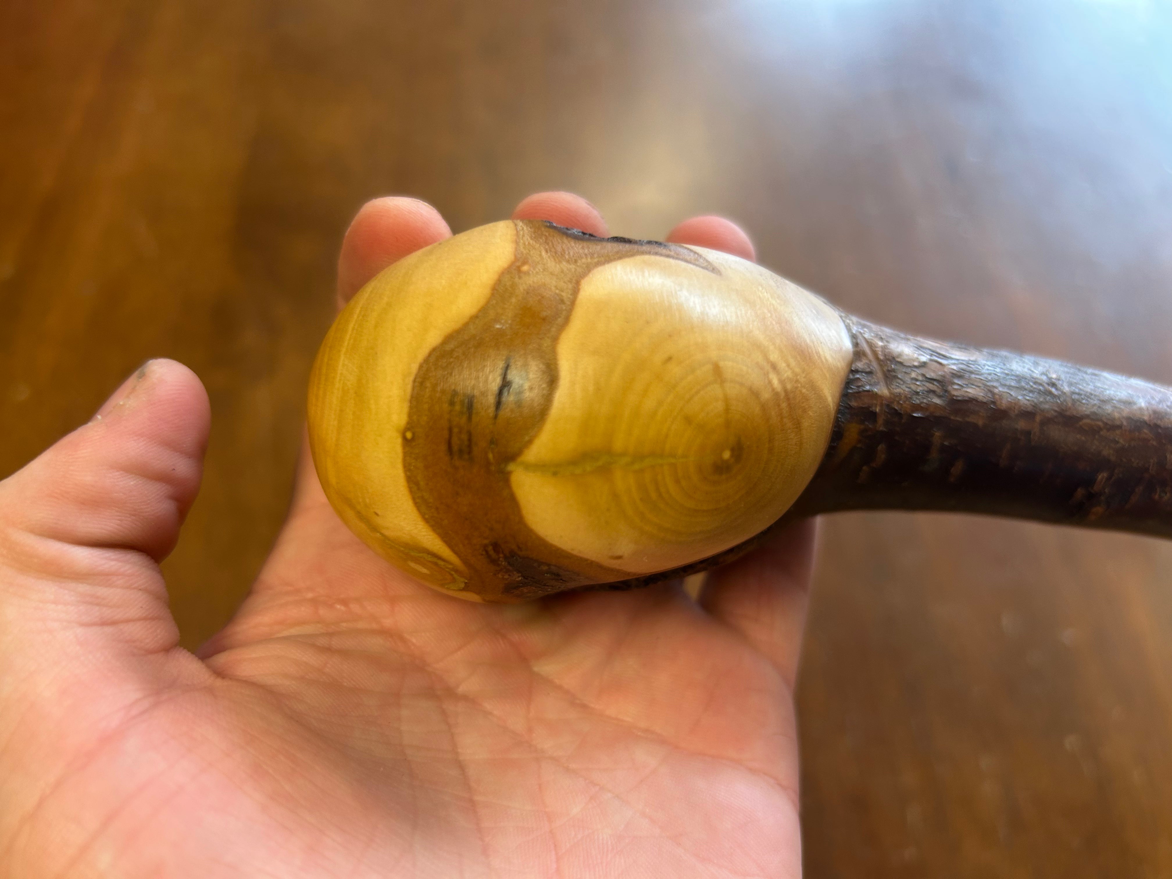 Blackthorn Walking Stick 37 1/4 inch - Handmade in Ireland