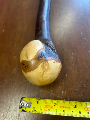 Blackthorn Walking Stick 37 1/4 inch - Handmade in Ireland