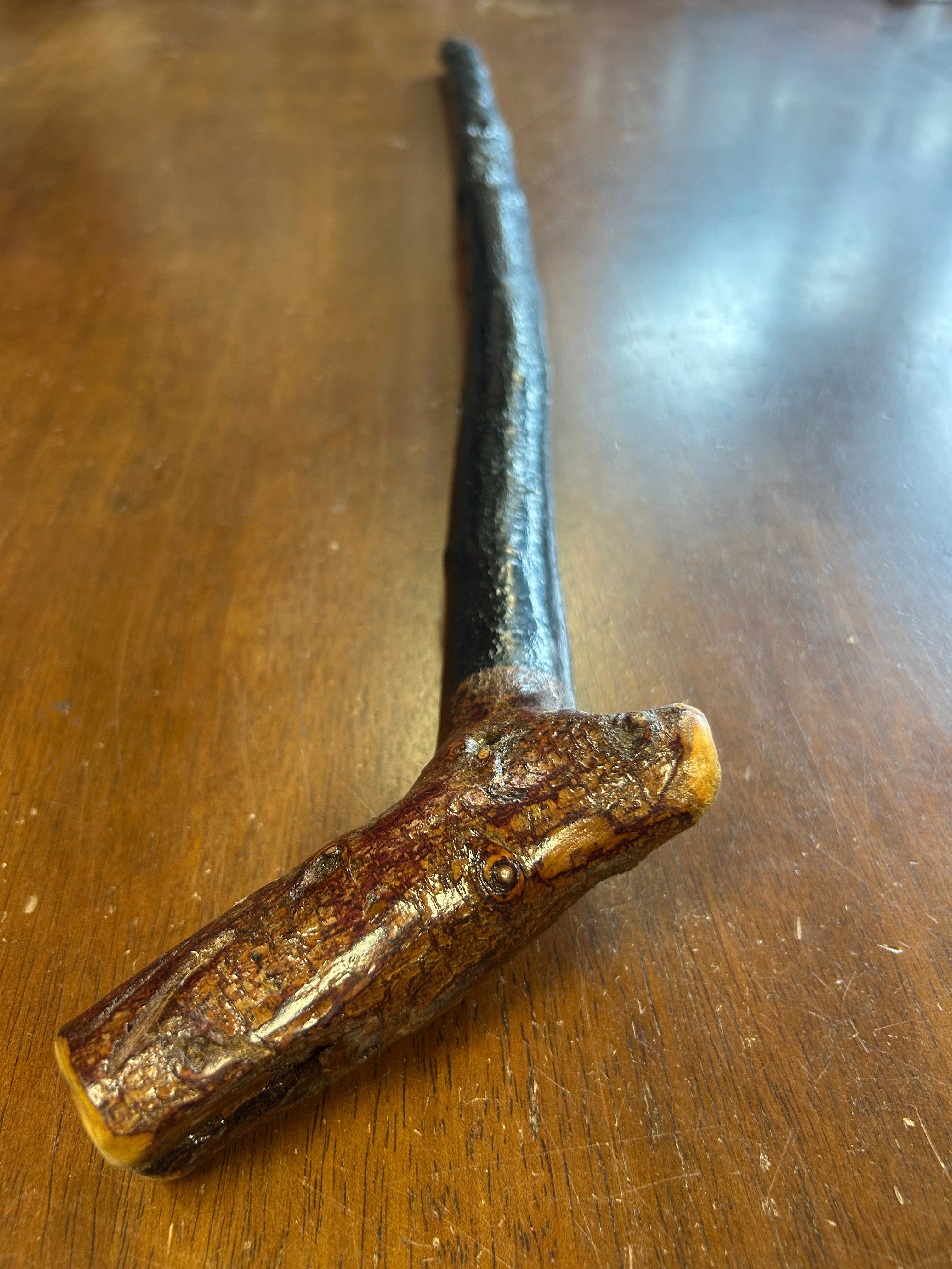 Blackthorn Walking Stick 29 1/4 inch - Handmade in Ireland