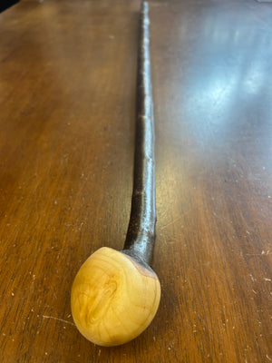 Blackthorn Walking Stick 37 1/4 inch - Handmade in Ireland