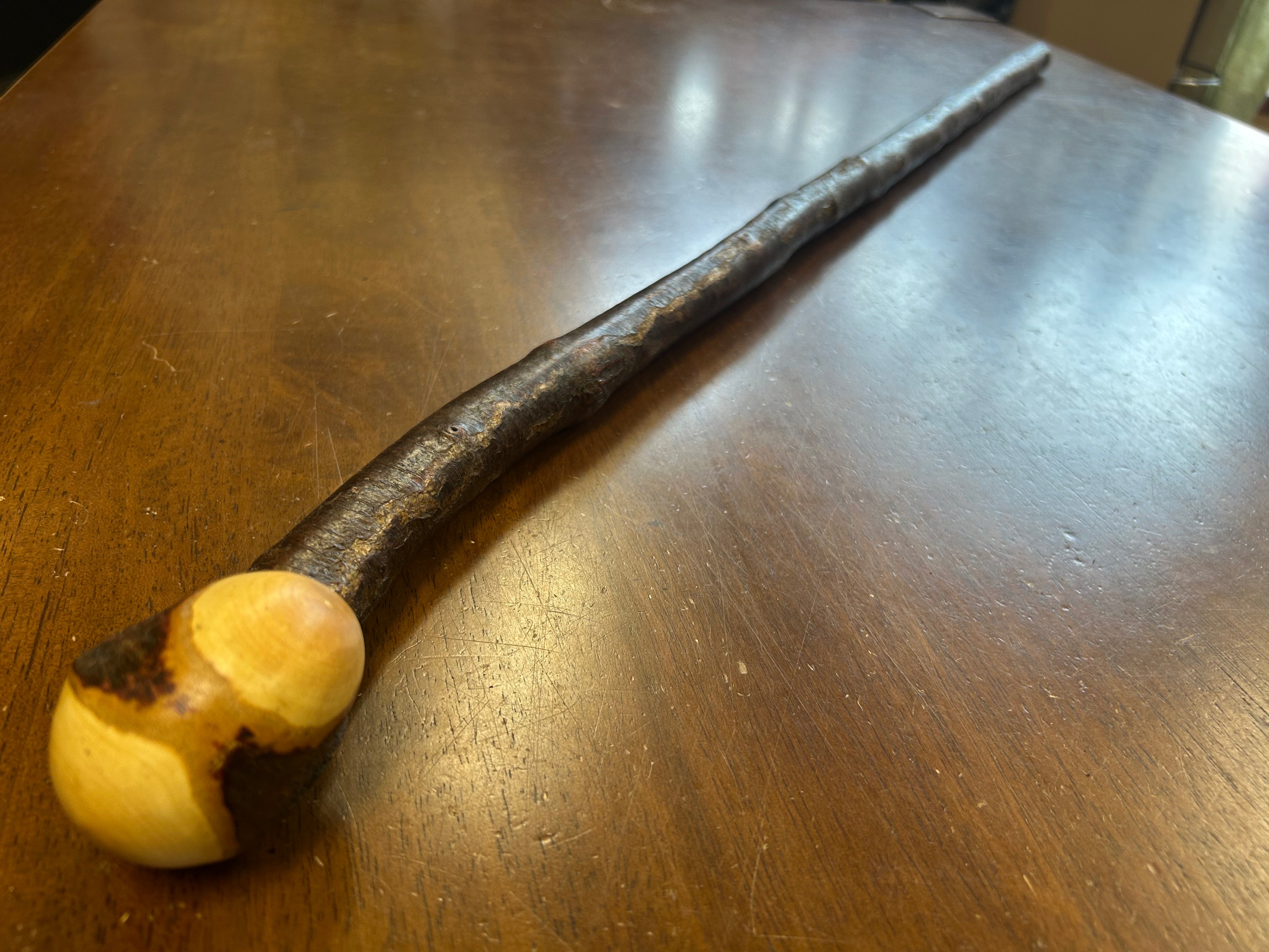 Blackthorn Walking Stick 38 1/4 inch - Handmade in Ireland