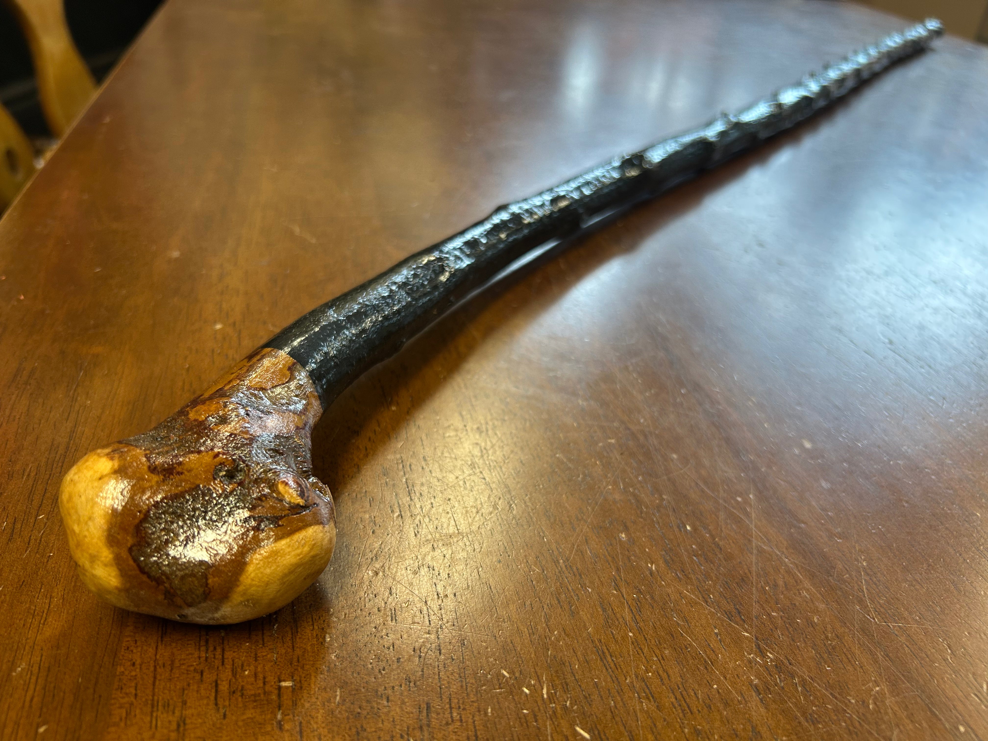 Blackthorn Walking Stick 39 1/2 inch - Handmade in Ireland