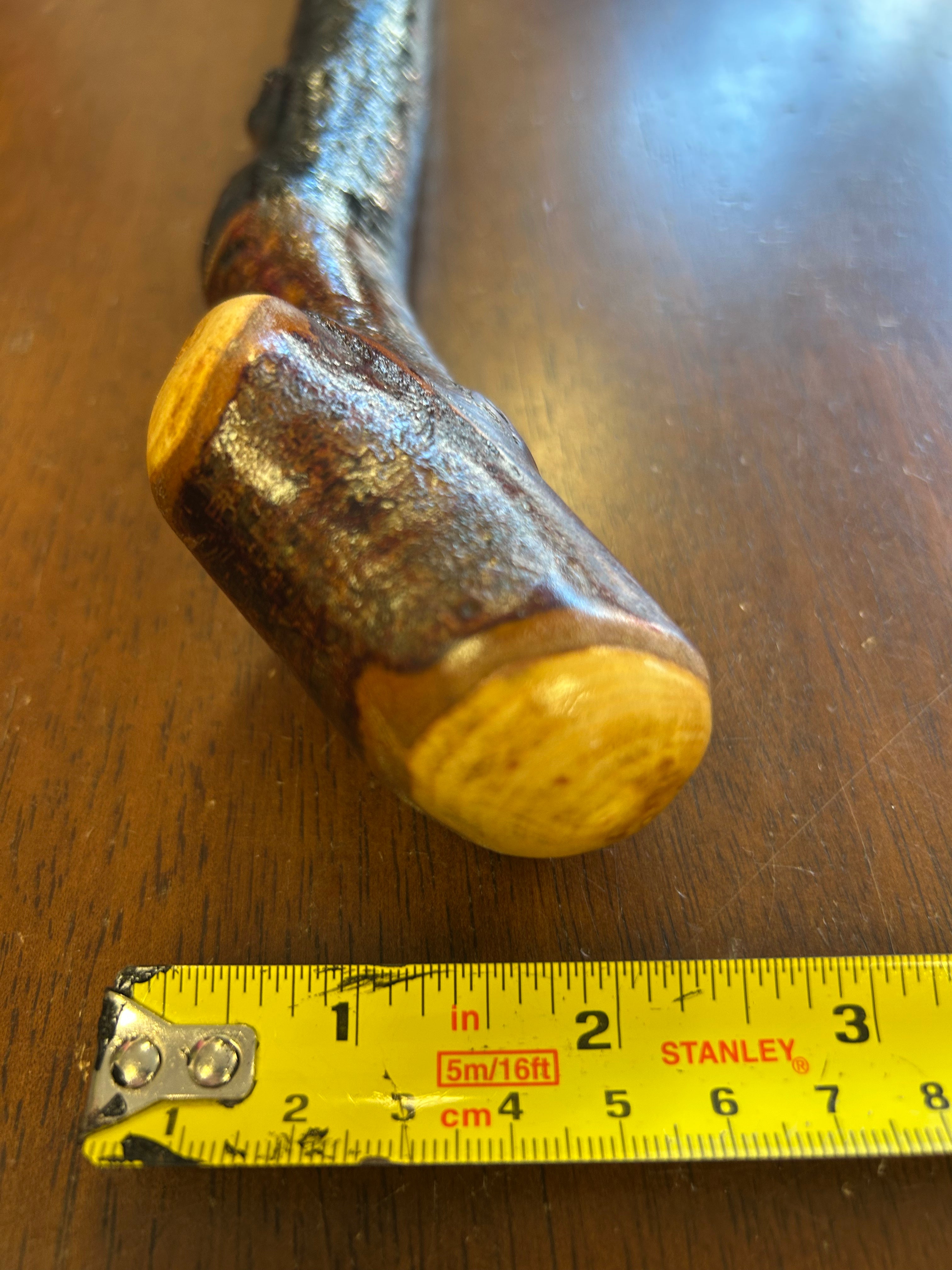 Blackthorn Walking Stick 32 3/4 inch - Handmade in Ireland