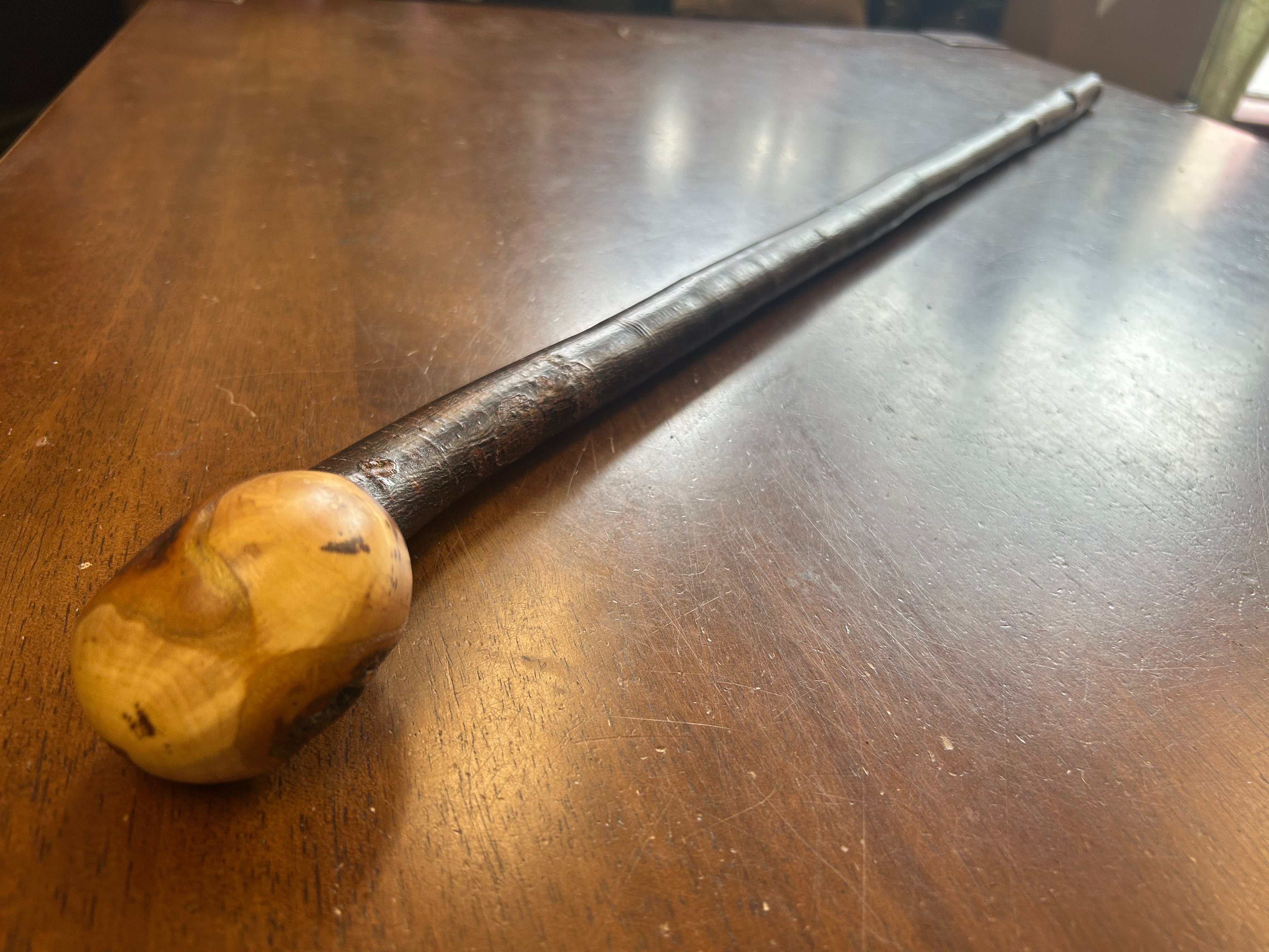 Blackthorn Walking Stick 36 1/4 inch - Handmade in Ireland