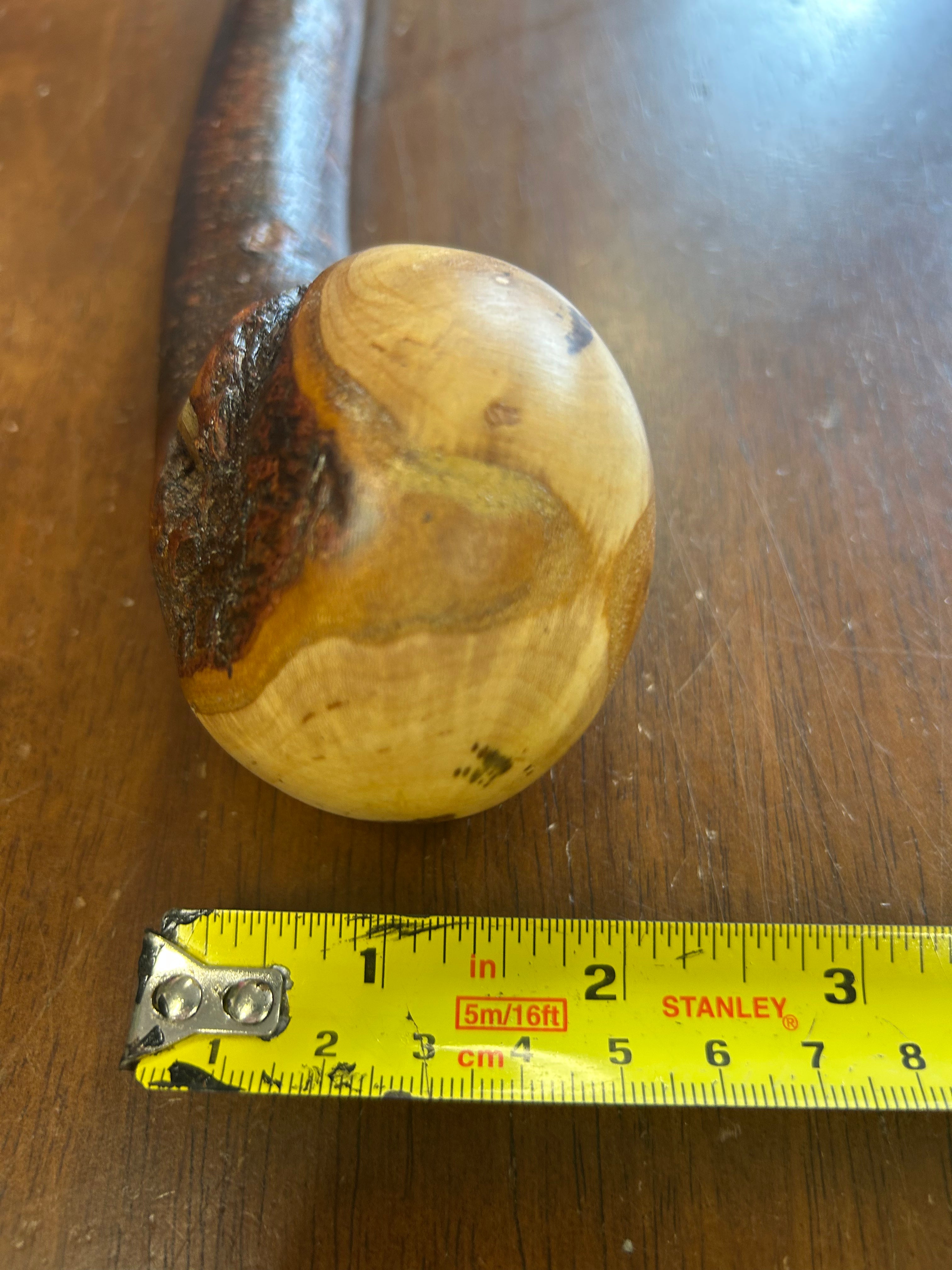 Blackthorn Walking Stick 36 1/4 inch - Handmade in Ireland