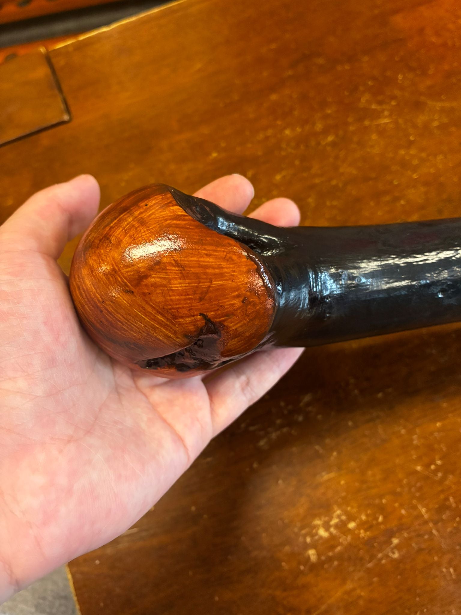 Blackthorn Walking Stick 39 3/4 inch - Handmade in Ireland