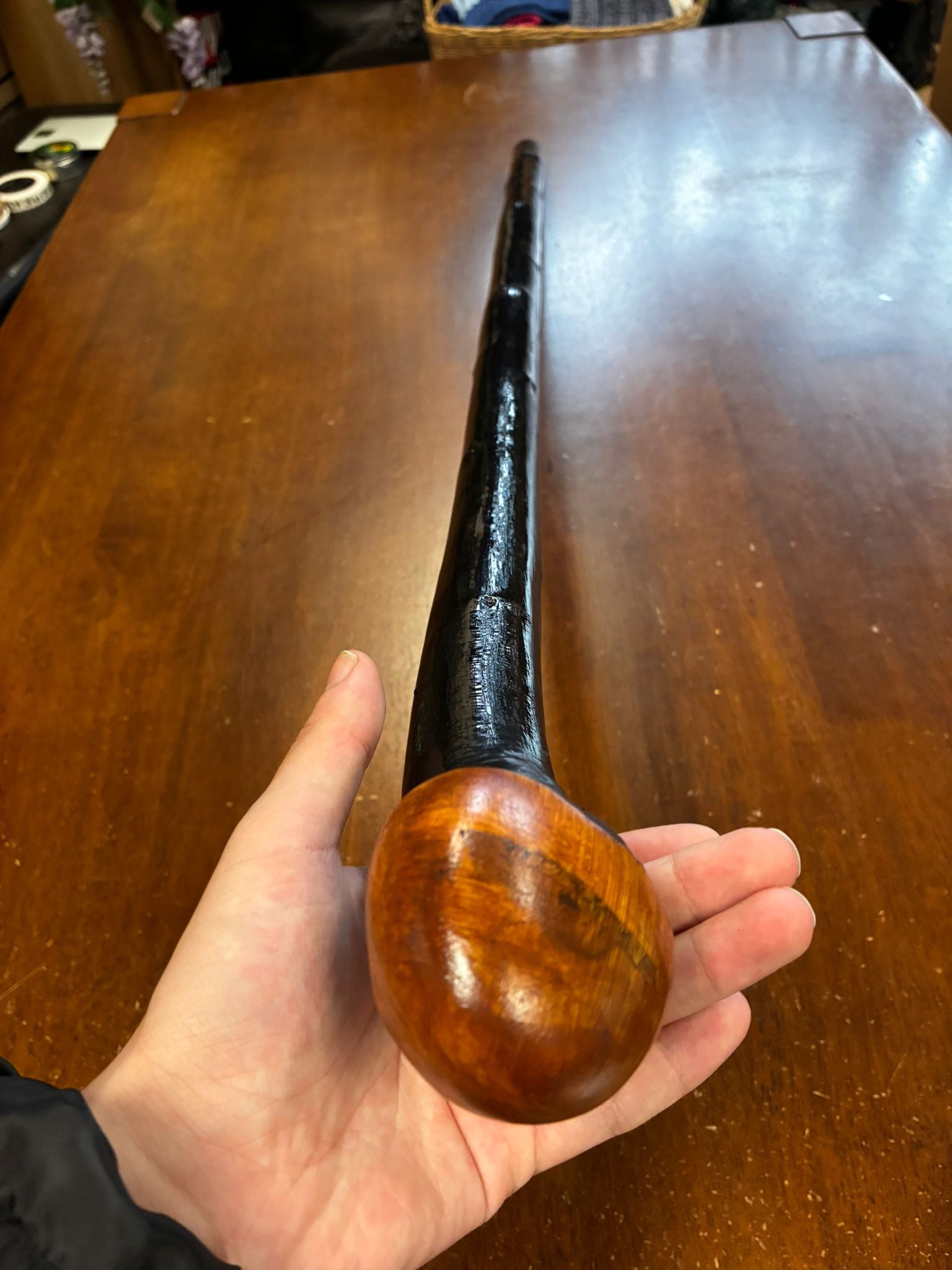 Blackthorn Walking Stick 39 3/4 inch - Handmade in Ireland