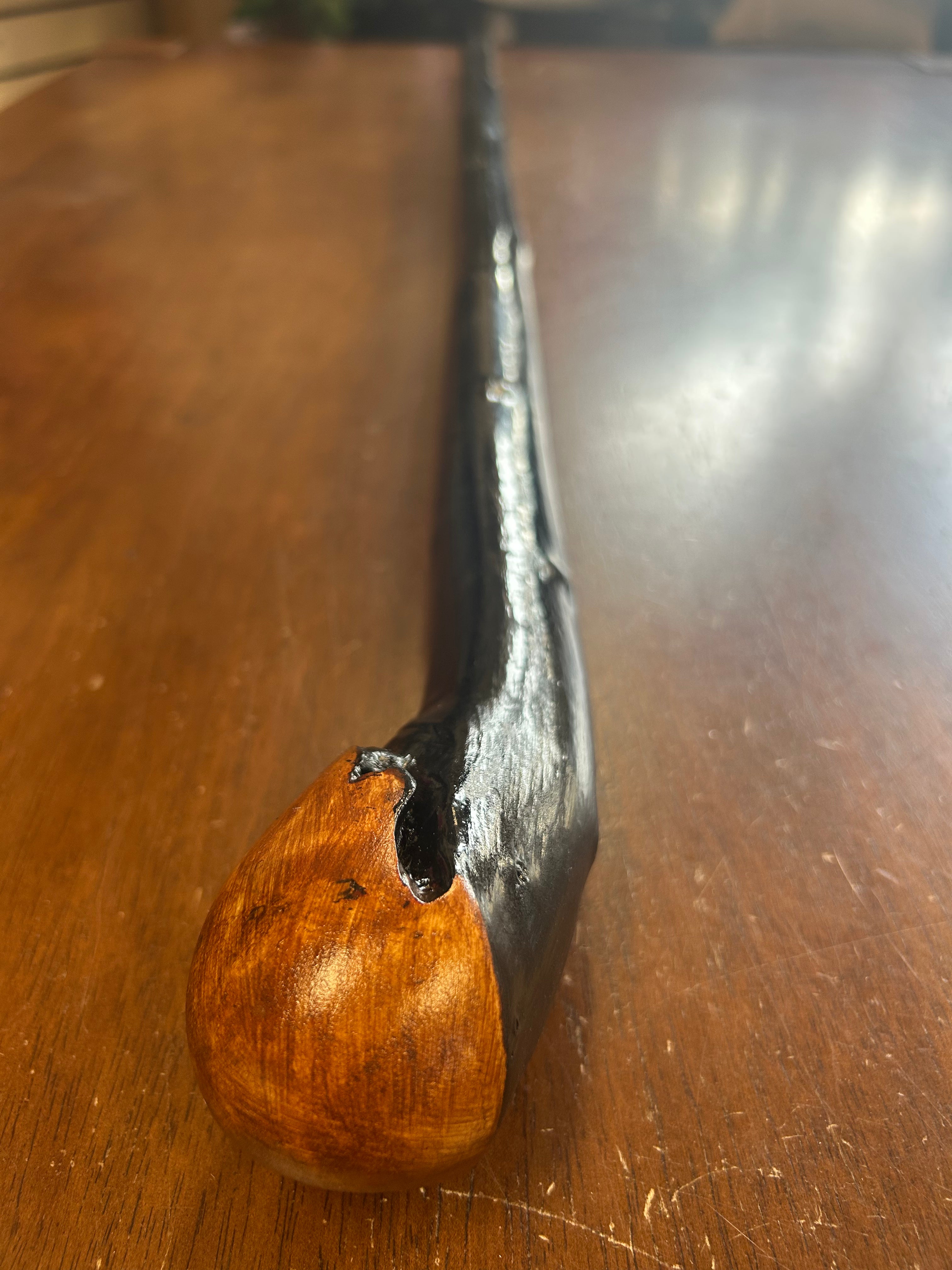 Blackthorn Walking Stick 39 1/2 inch - Handmade in Ireland