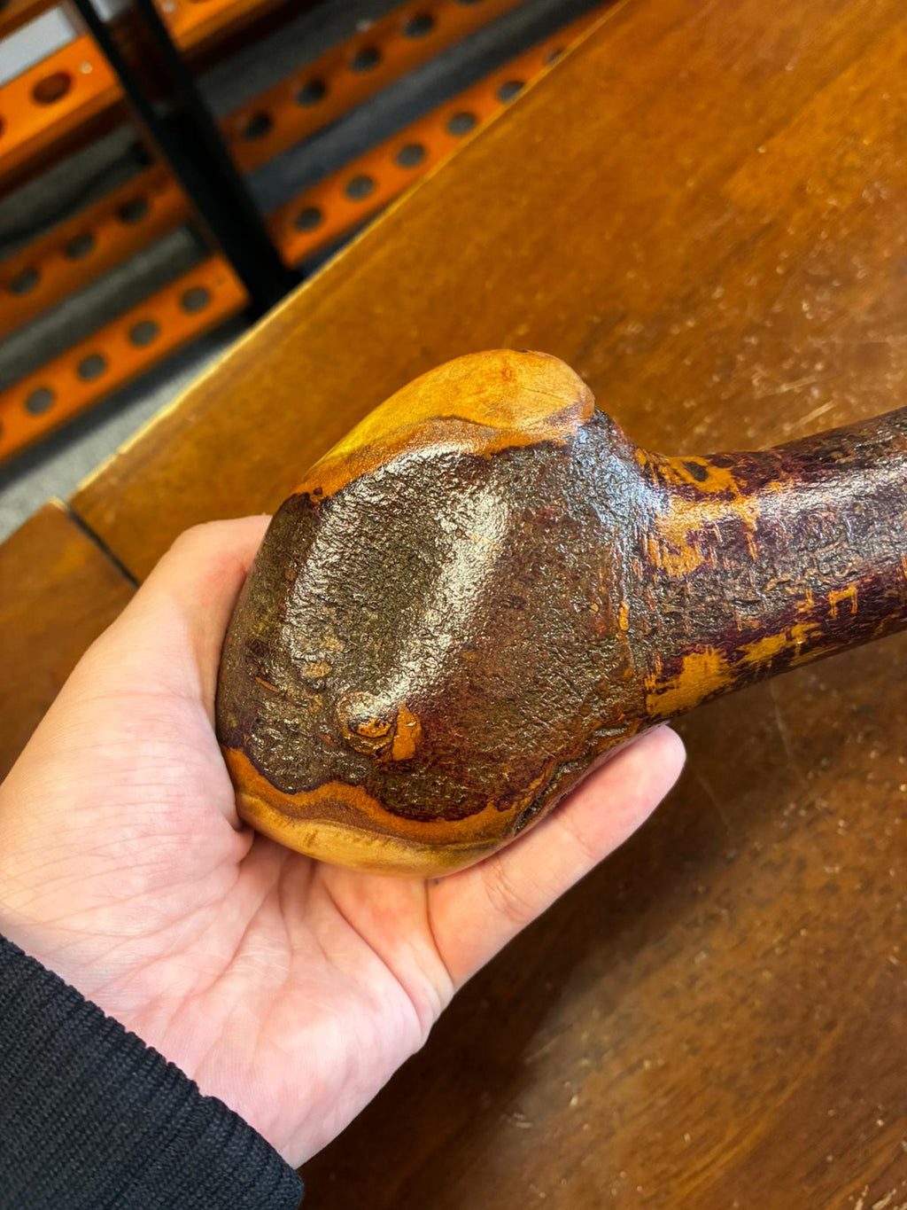 Blackthorn Walking Stick 37 1/2 inch - Handmade in Ireland