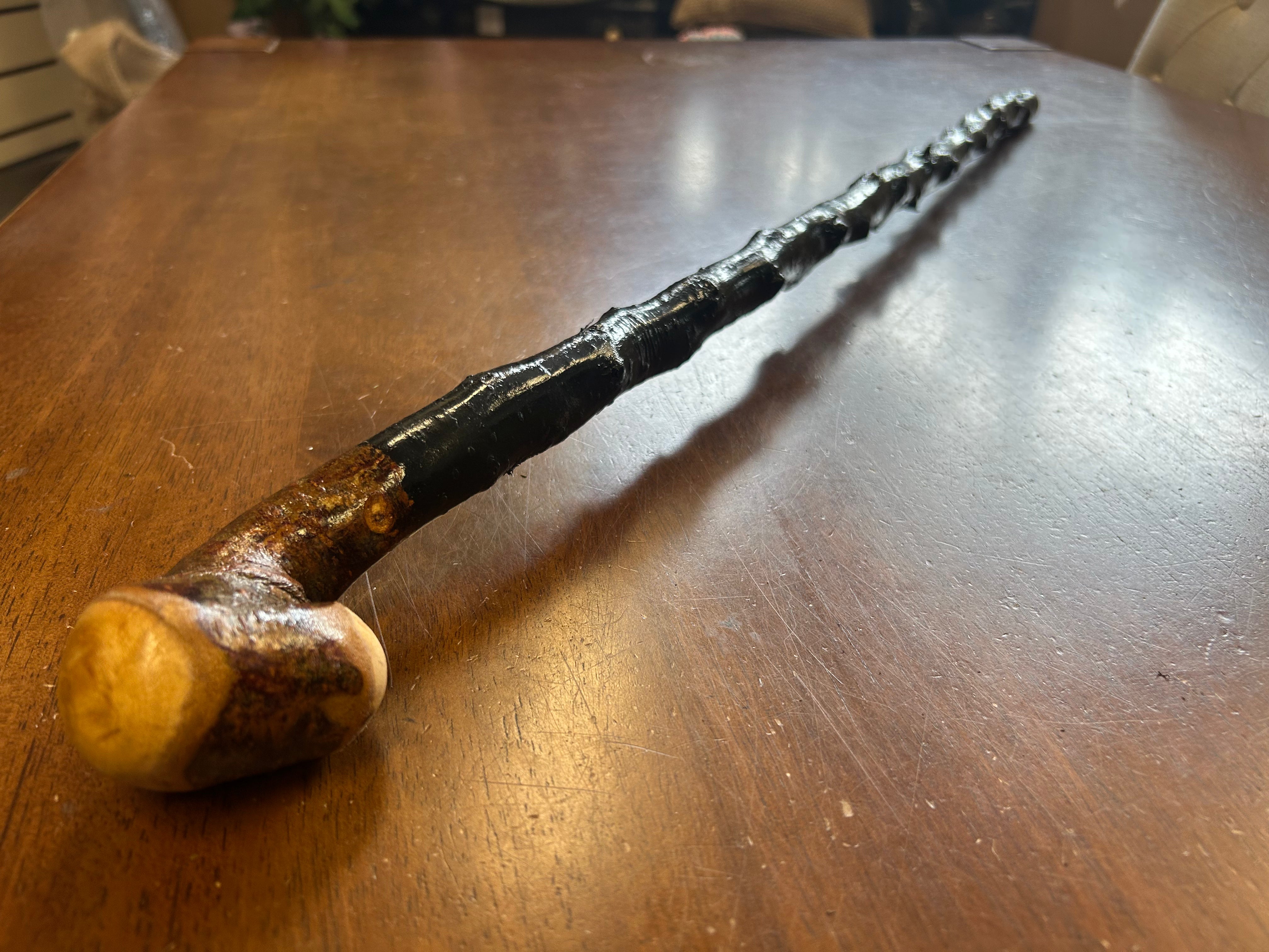 Blackthorn Walking Stick 31 1/4 inch - Handmade in Ireland