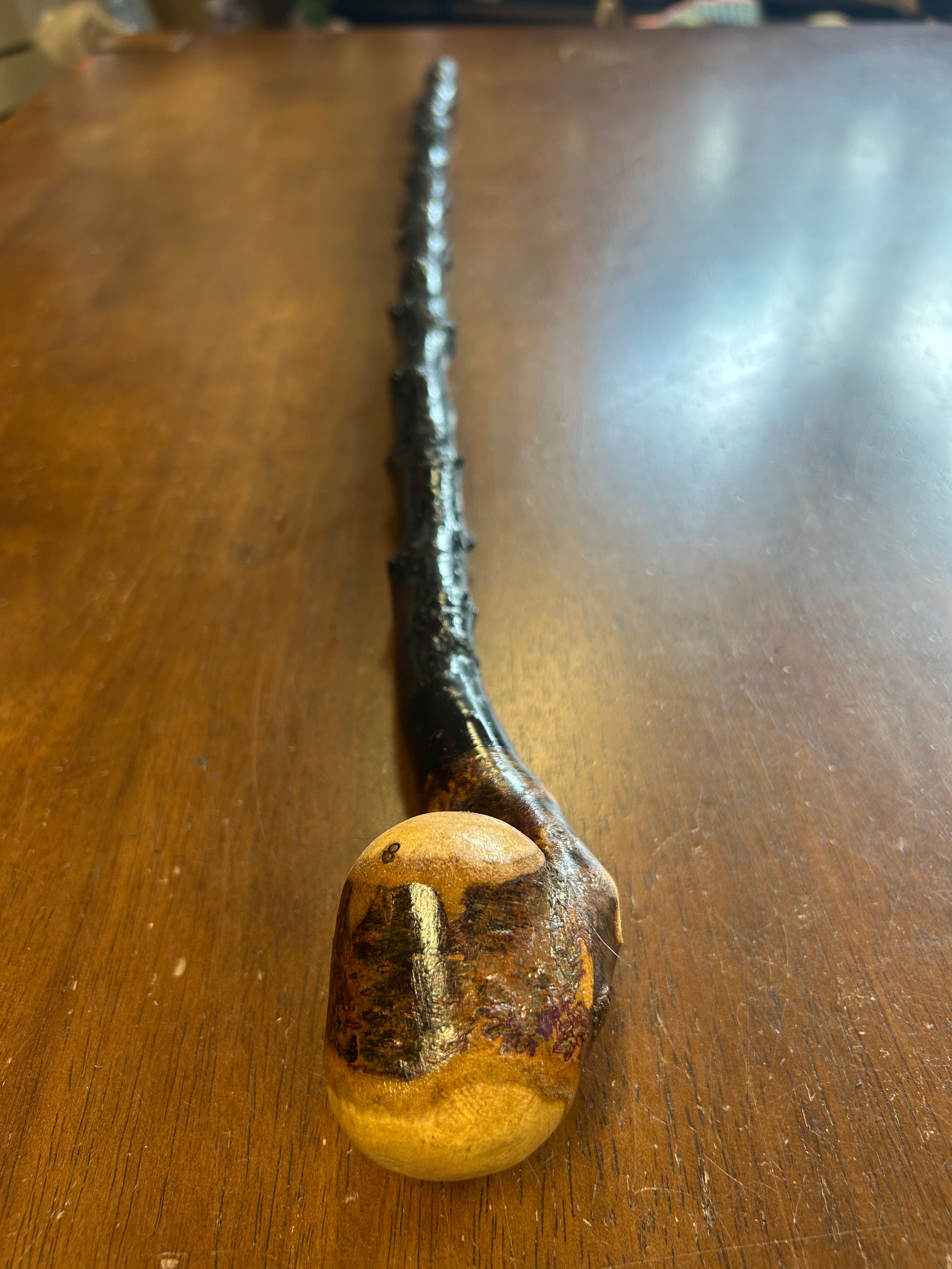 Blackthorn Walking Stick 31 1/4 inch - Handmade in Ireland