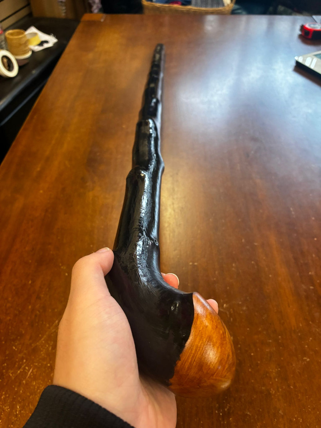 Blackthorn Walking Stick 39 1/2 inch - Handmade in Ireland