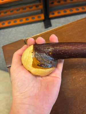 Blackthorn Walking Stick 38 1/2 inch - Handmade in Ireland
